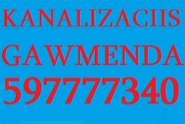 KANALIZACIIS GAWMENDA TBILISSHI 24/7 / 597 777 340